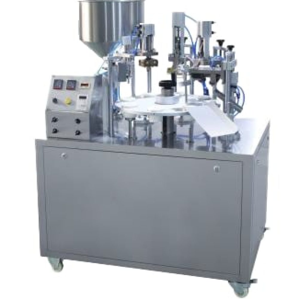 semi automatic tube filling